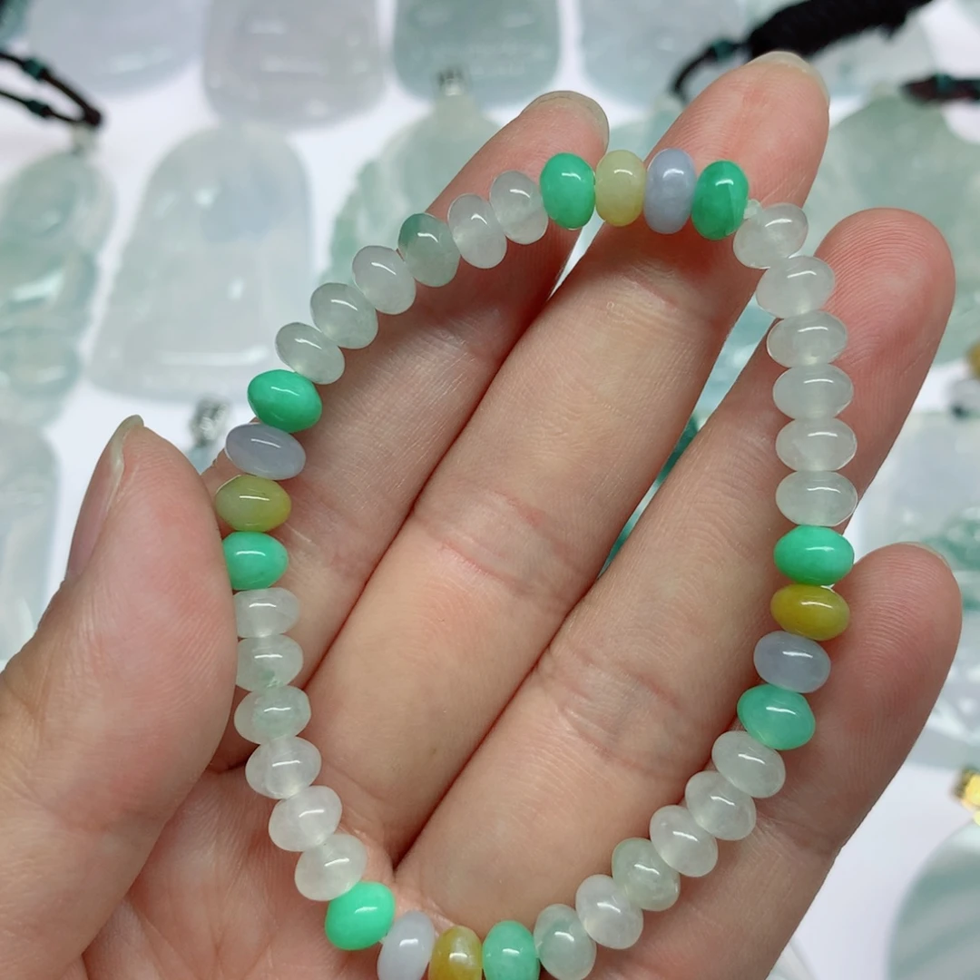 颈饰未镶嵌翡翠女神款手串