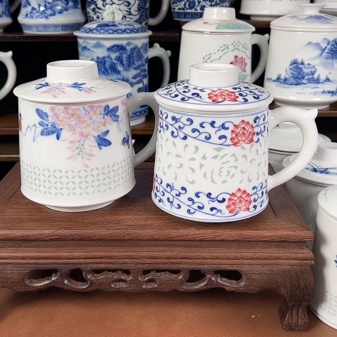 用***6景德镇高温陶瓷办公杯