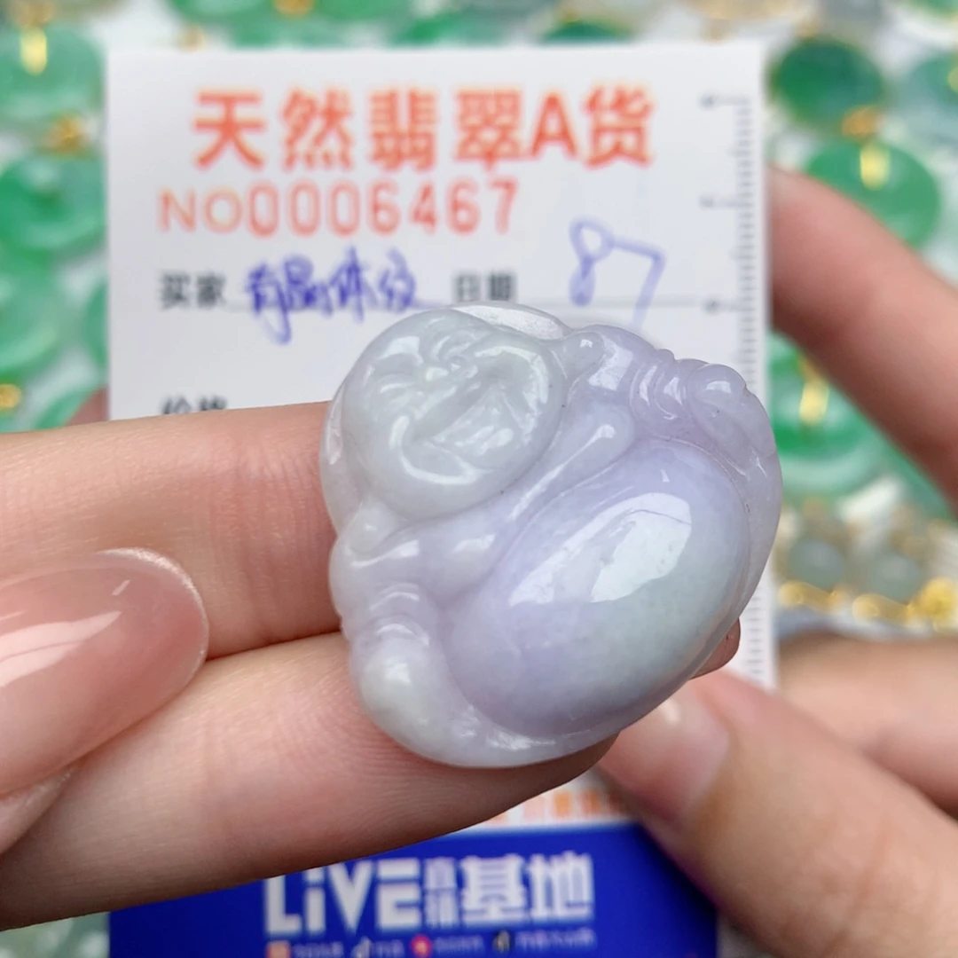 翡翠未镶嵌颈饰佛公