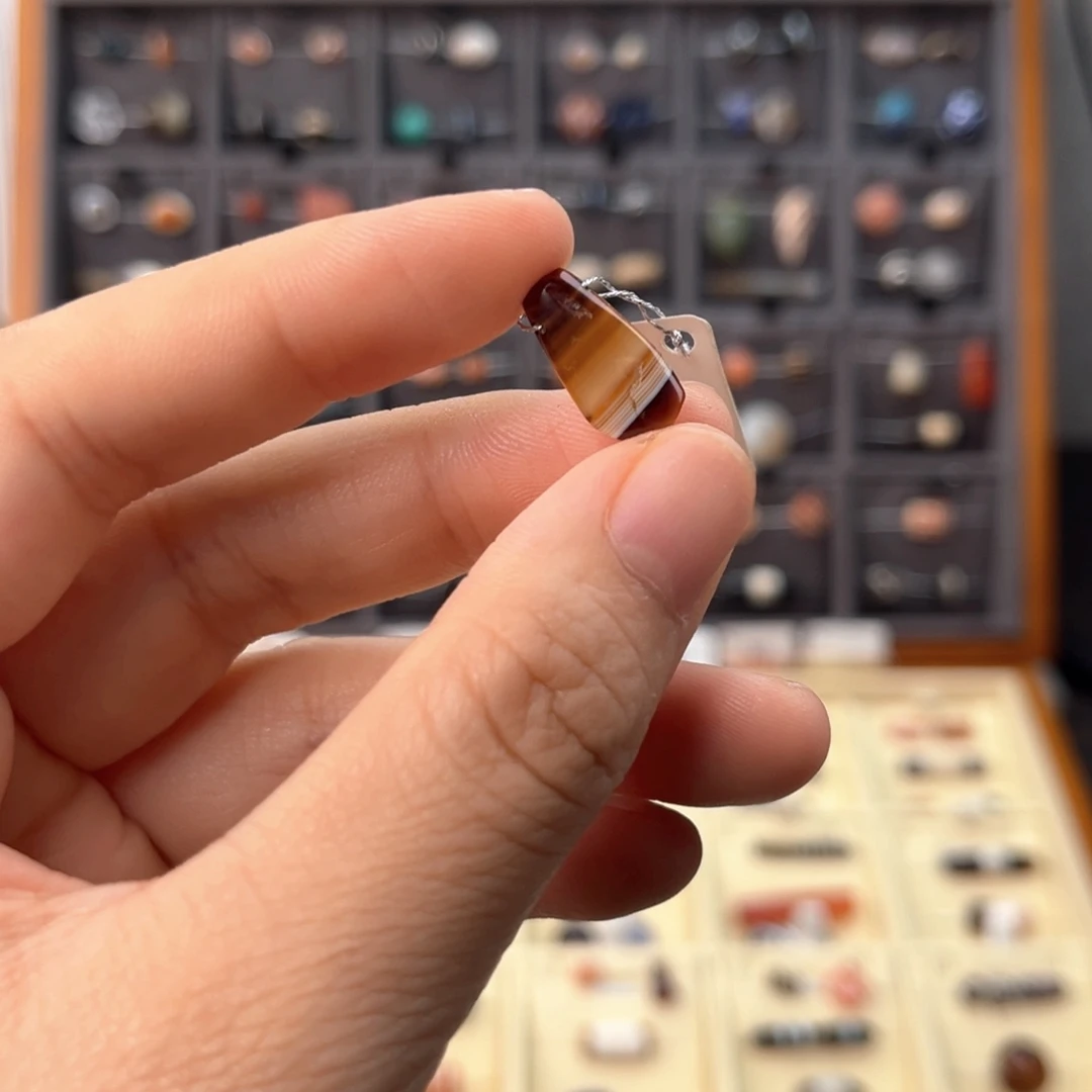 玛瑙/玉髓未镶嵌吊坠(不含链)