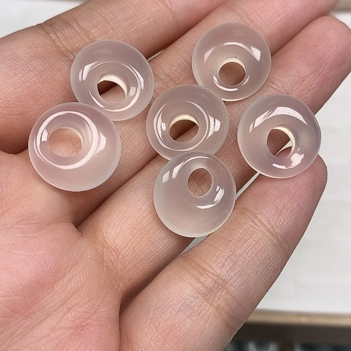 玛瑙/玉髓未镶嵌颈饰6个公主扣