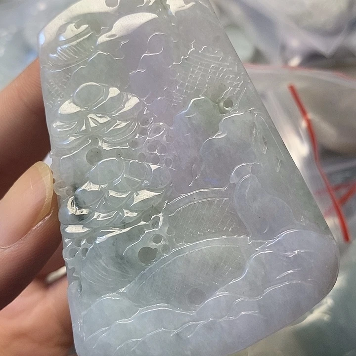 翡翠未镶嵌颈饰天然翡翠A货