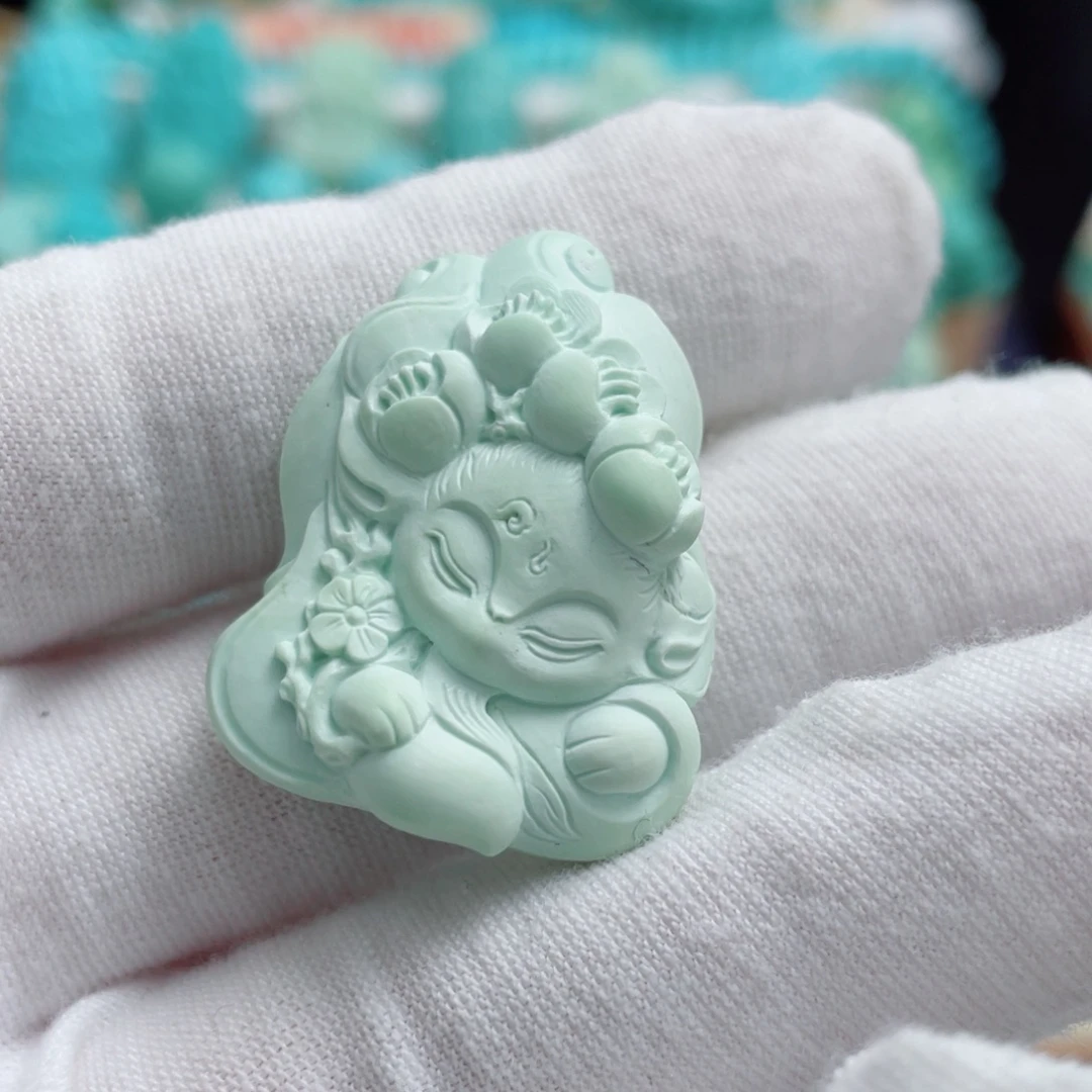 绿松石未镶嵌珠宝奇石