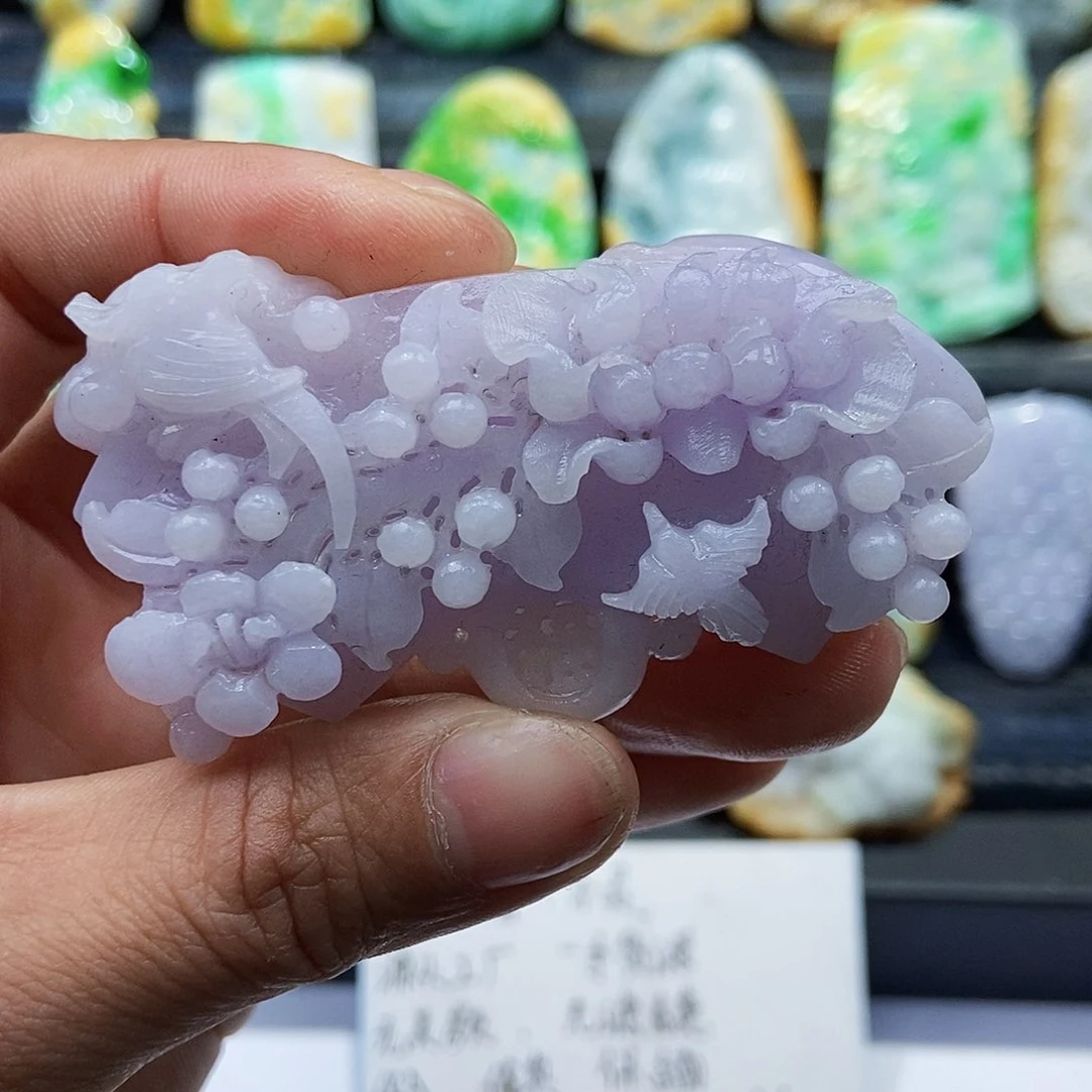 定制翡翠未镶嵌翡翠A货一物一证