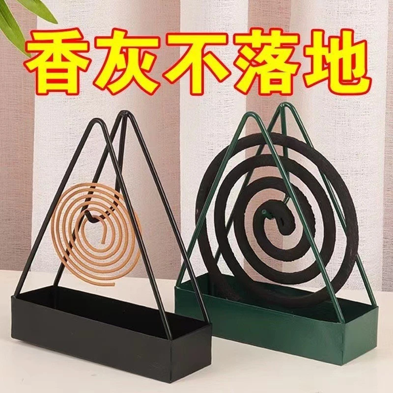 长条简约大号强磁回形针创意家用蚊香盘托盒接灰盘架子檀香支撑架