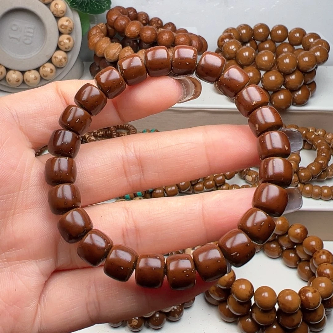 紫金鼠手串你****浪9实心直切