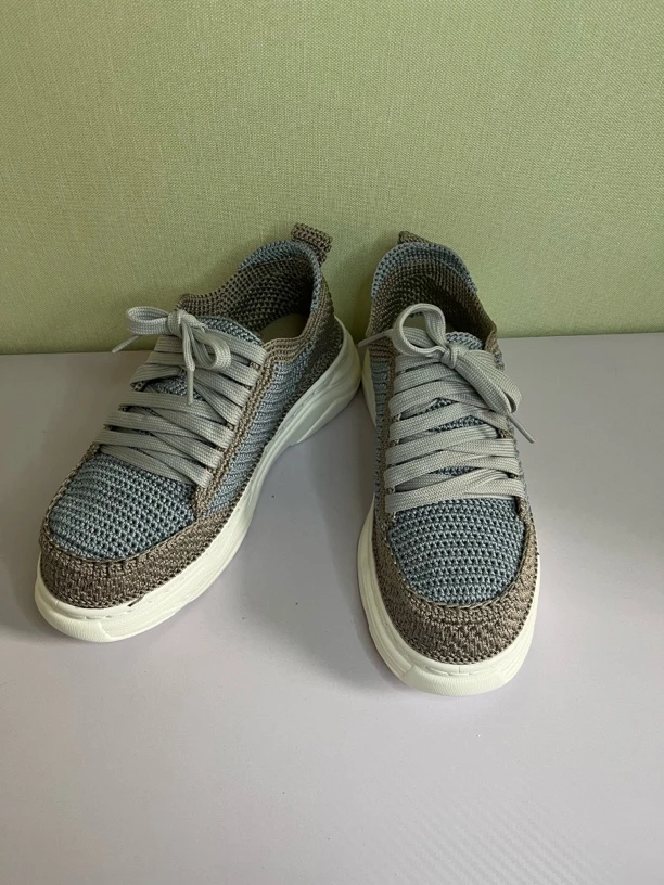 成品手工钩织男士运动鞋 防滑耐磨柔软透气养脚 四季单鞋