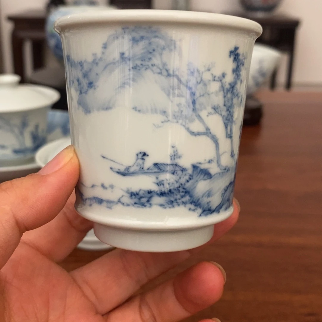 赛***崎景德镇艺术柴窑单杯