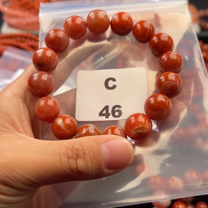 南红玛瑙未镶嵌多样性发货默认微瑕称重13mm