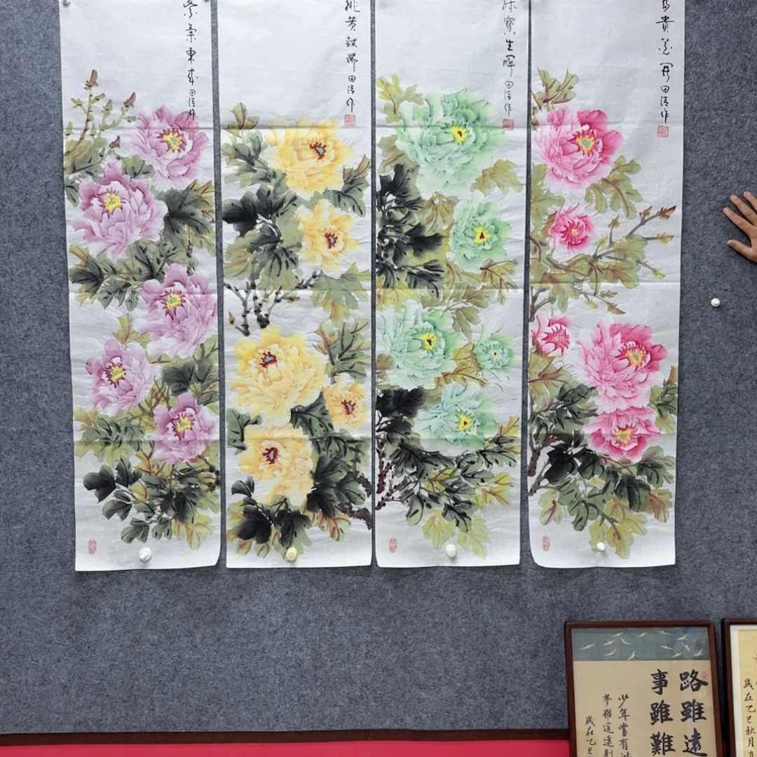 国画国画作品多次