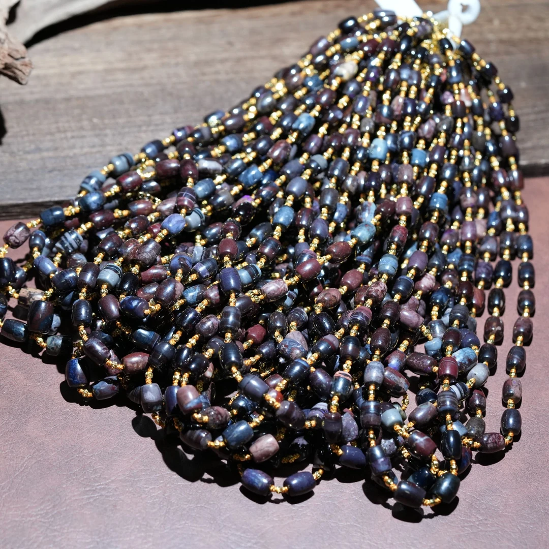 【黑胖珠宝】小舒老料桶珠项链 多样性发一 QX422