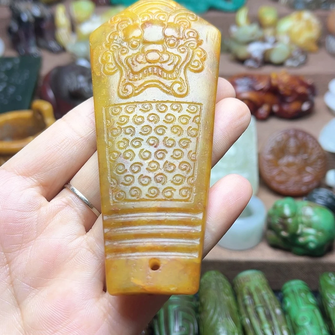 白玉菩提吊坠52。。