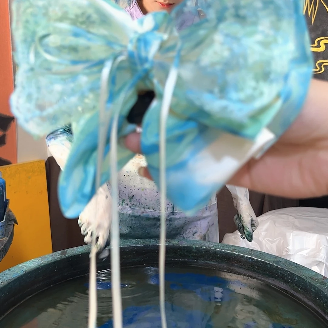 072蕾丝发夹手作