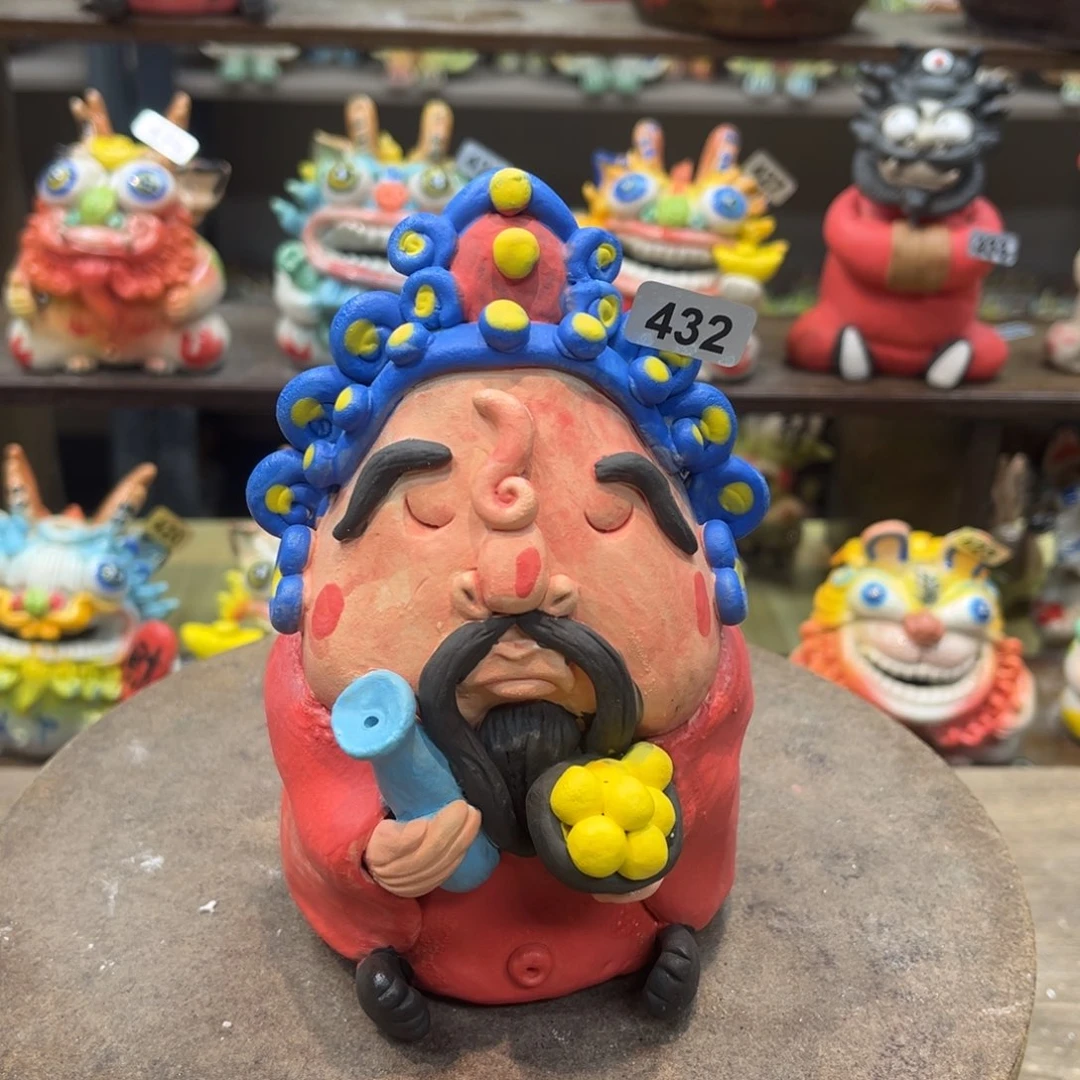 陶瓷纯手工抽象陶瓷摆件432