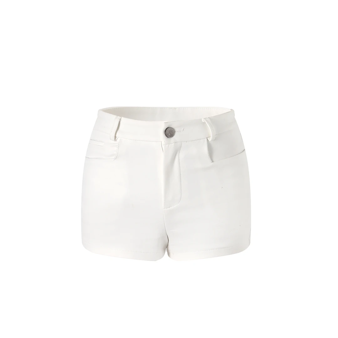 XUAN璇璇【出行日】法式时尚休闲百搭白色女士夏季短裤LWJ25C3K2244