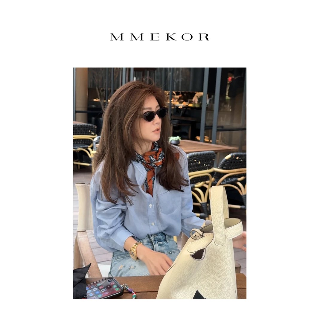 MMEKOR“年度衬衫”2025新款活力常青藤舒适时髦上衣 89313