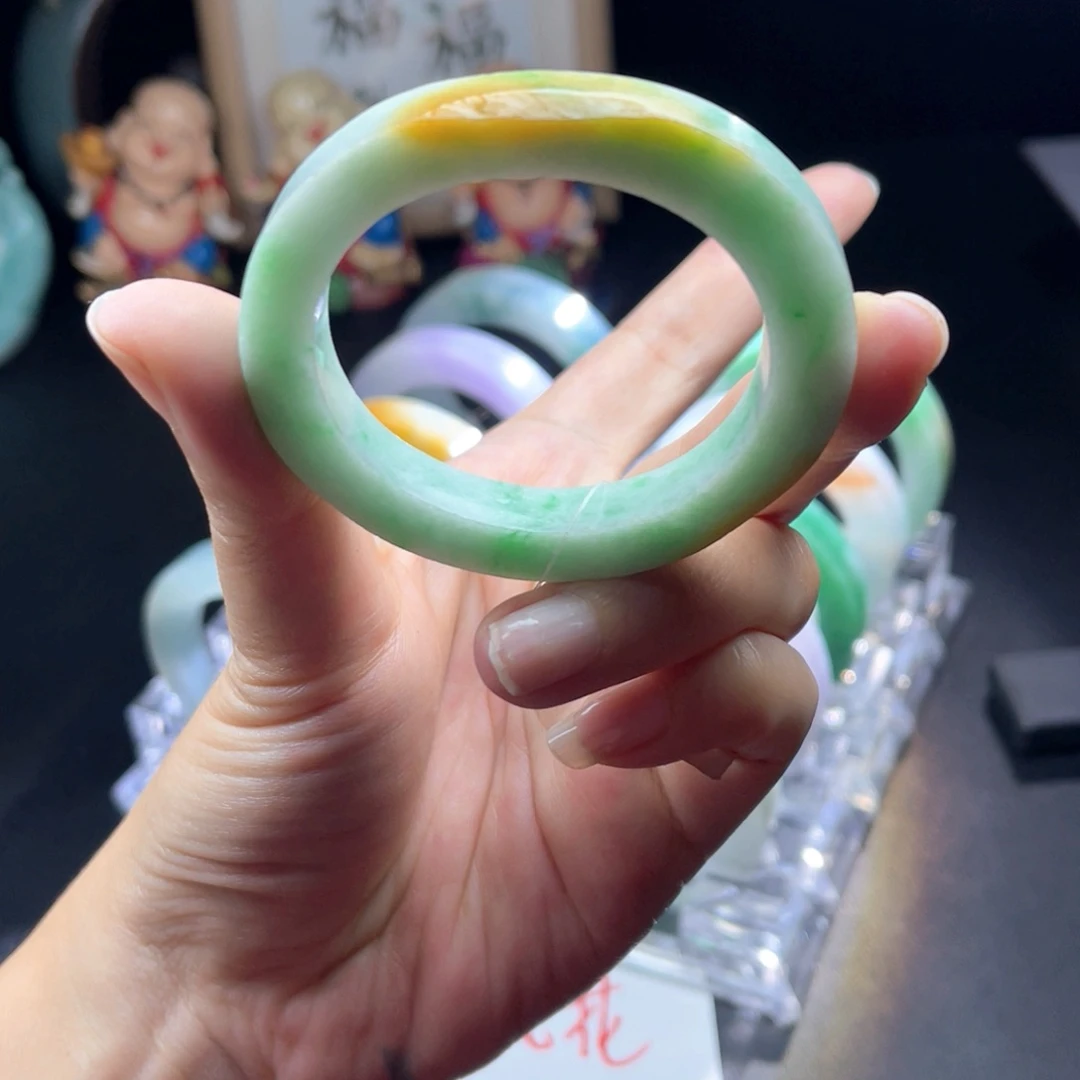 定制翡翠未镶嵌天然翡翠手镯定制