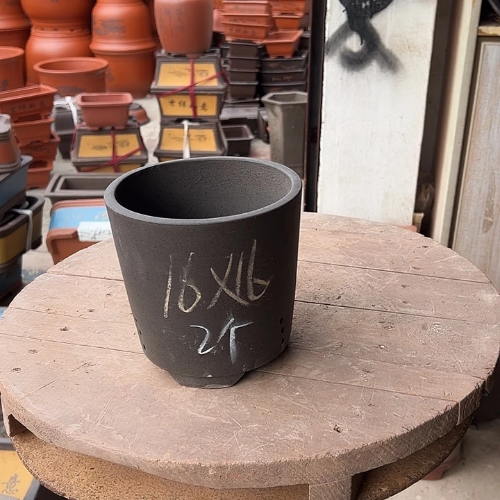 紫砂花盆透气花盆