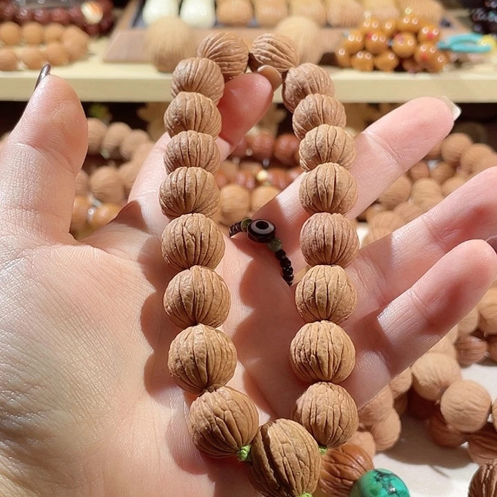 钱***爸手串猴头核桃老树老品金苹果