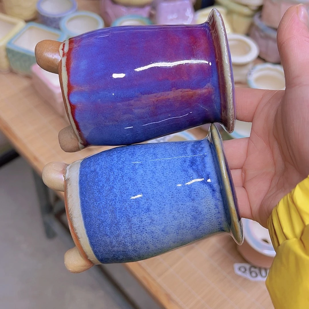 红陶陶瓷花盆当场满12包邮