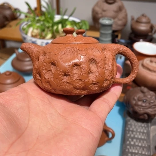 紫砂茶壶夜****人灵芝供春