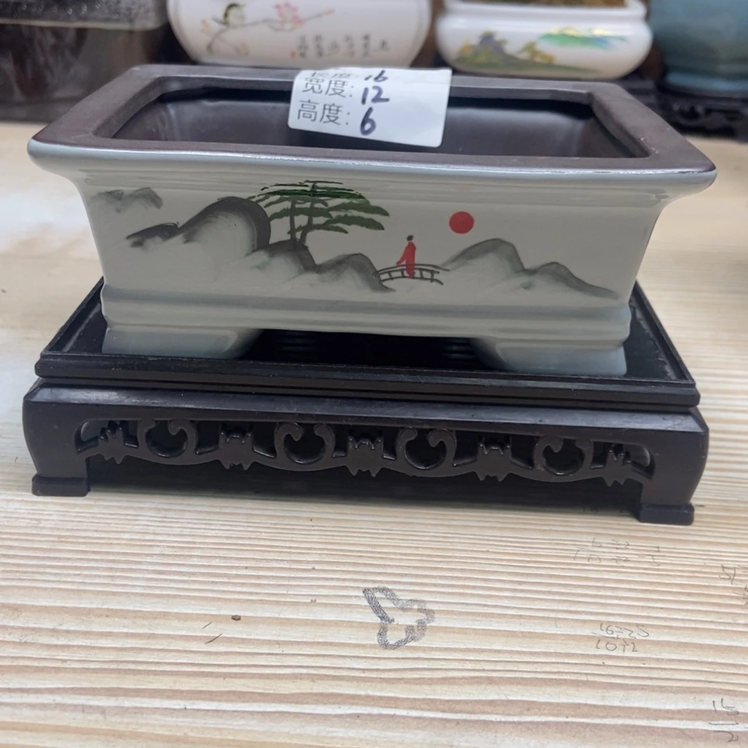 瓷片陶瓷花盆陶瓷艺术