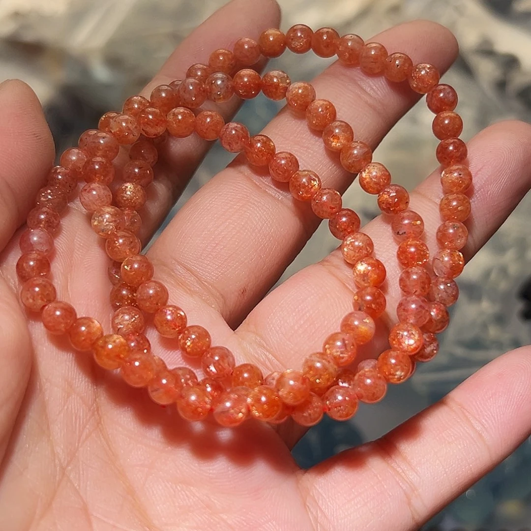 水晶手链未镶嵌金太阳多圈