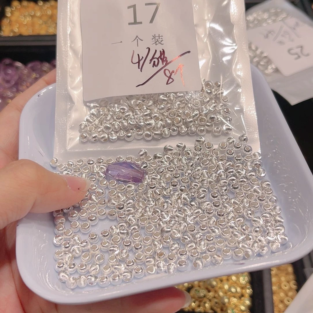 紫晶珠宝半成品银S925镶嵌17