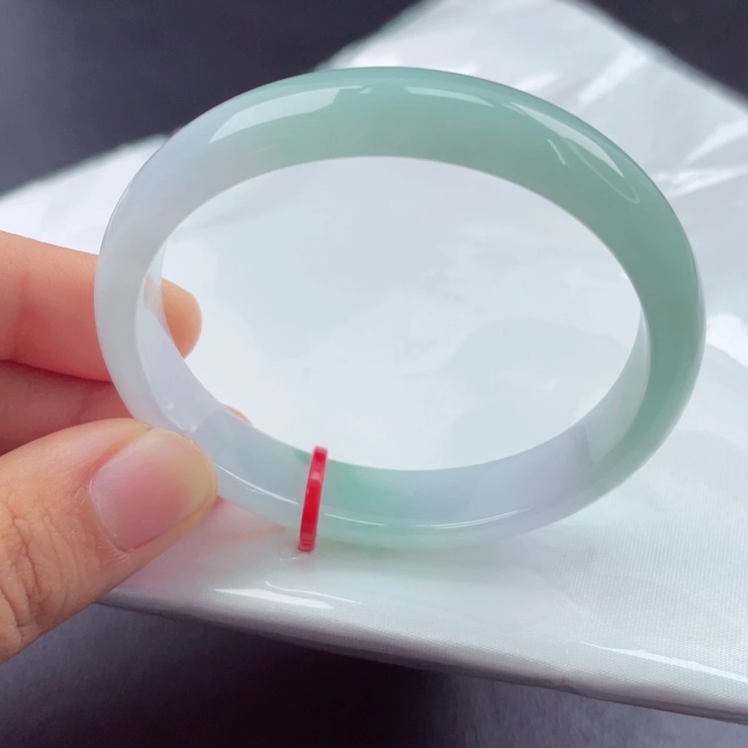 翡翠未镶嵌手镯（贵妃镯）5354贵妃