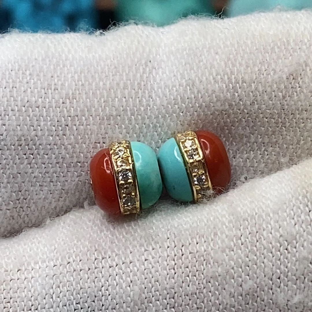 绿松石未镶嵌天然原矿 地大质检 抖音基地 顺丰发货