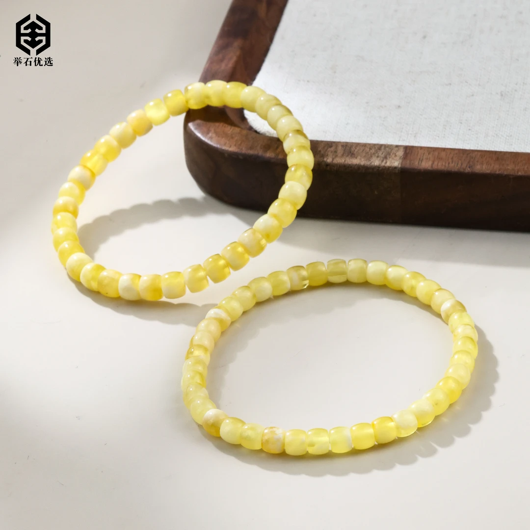 【举石优选】S0316-S3793-13蜜蜡手串（一件/多样性发/约5mm）M