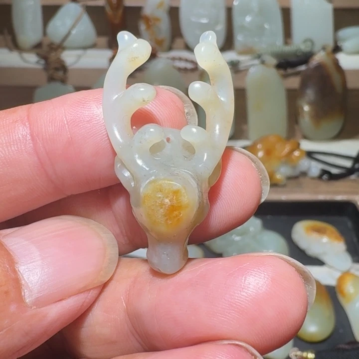 吊坠(不含链)未镶嵌和田玉