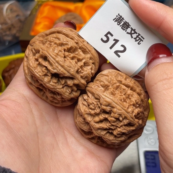 文玩核桃把件粗筋44.512