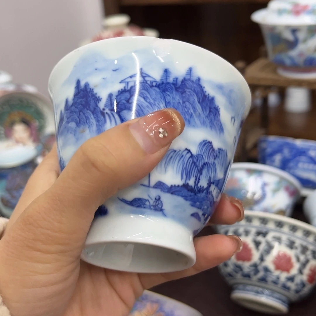 【闪购商品】杯*️***景德镇陶瓷艺术破了的