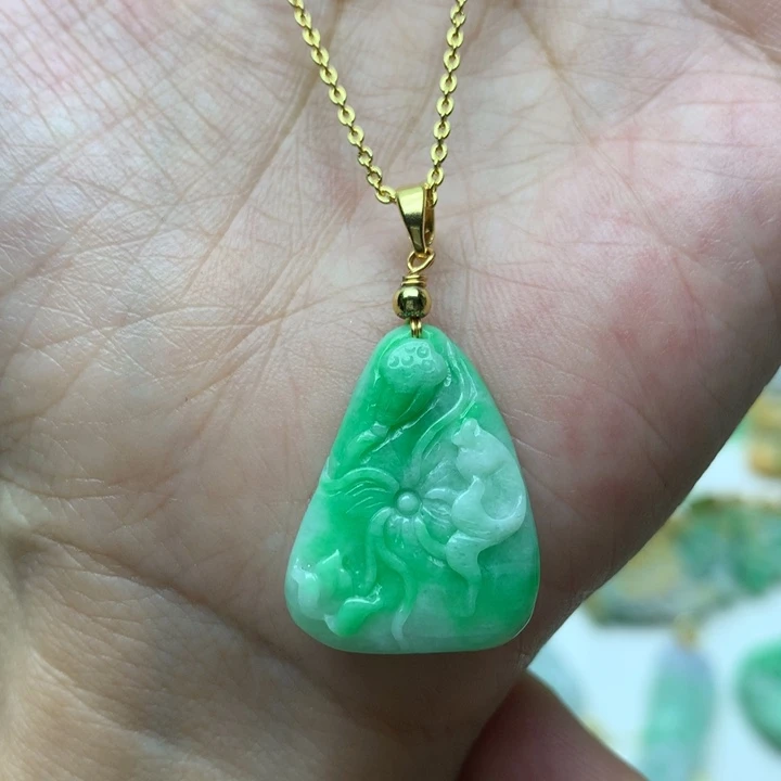 颈饰未镶嵌翡翠翡翠