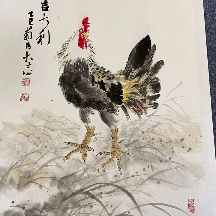 国画纯手绘国画写意作品45*68