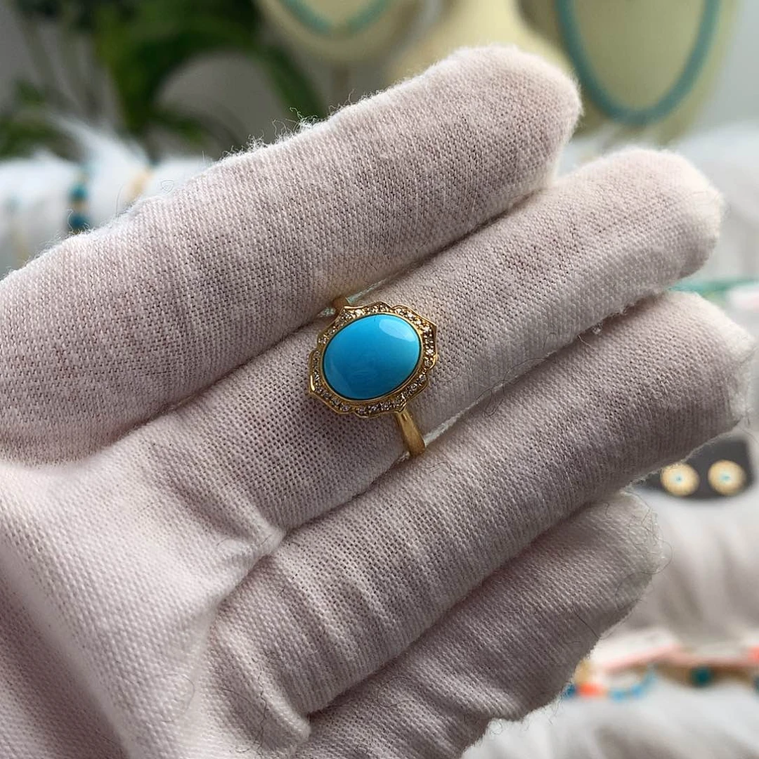 绿松石戒指未镶嵌