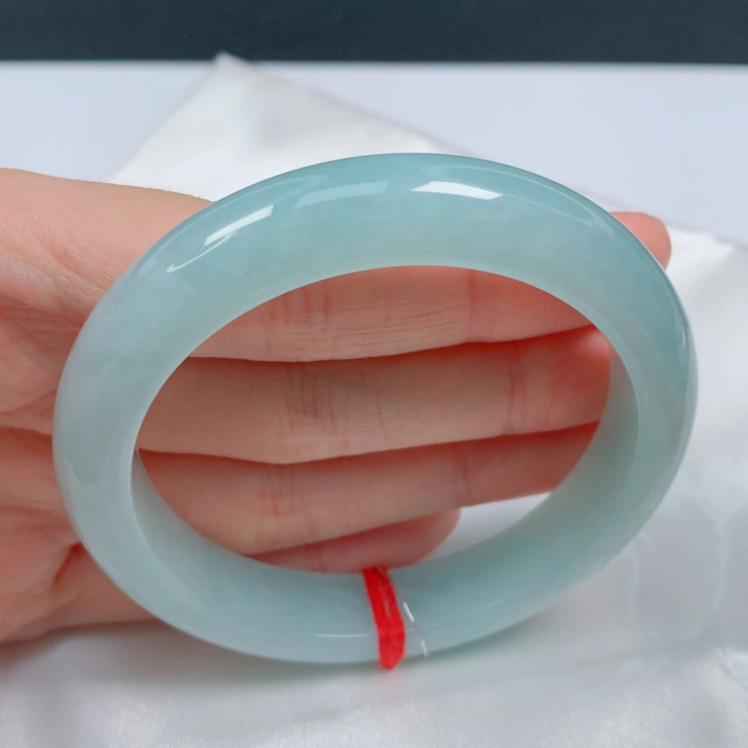 翡翠手镯未镶嵌55.7正圈