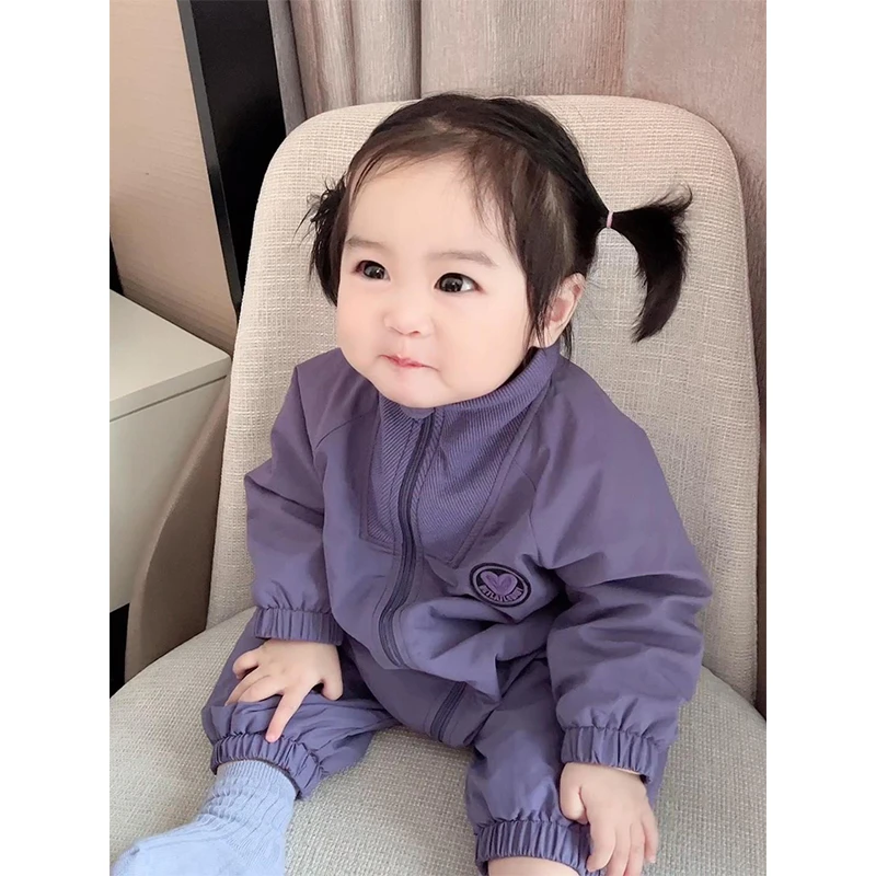 【三防冲锋哈衣 小乐妈咪】婴儿连体衣宝宝哈衣爬服加绒休闲冬装J11