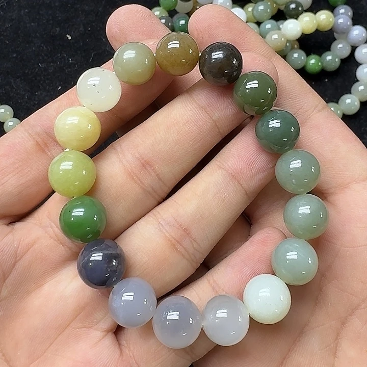 和田玉未镶嵌颈饰多宝手串卡12多样性发一