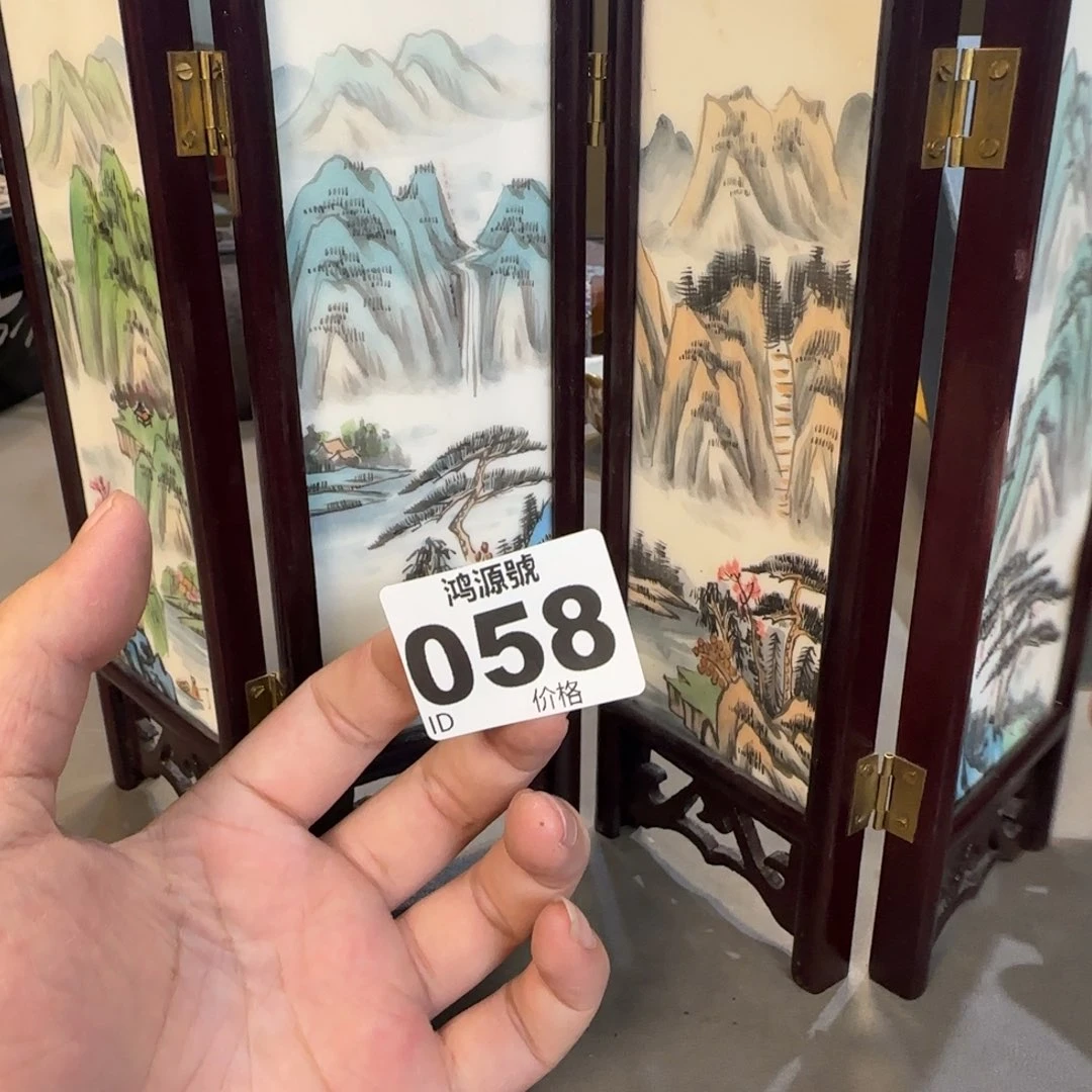 小***虎陶瓷中古美术装饰工艺品