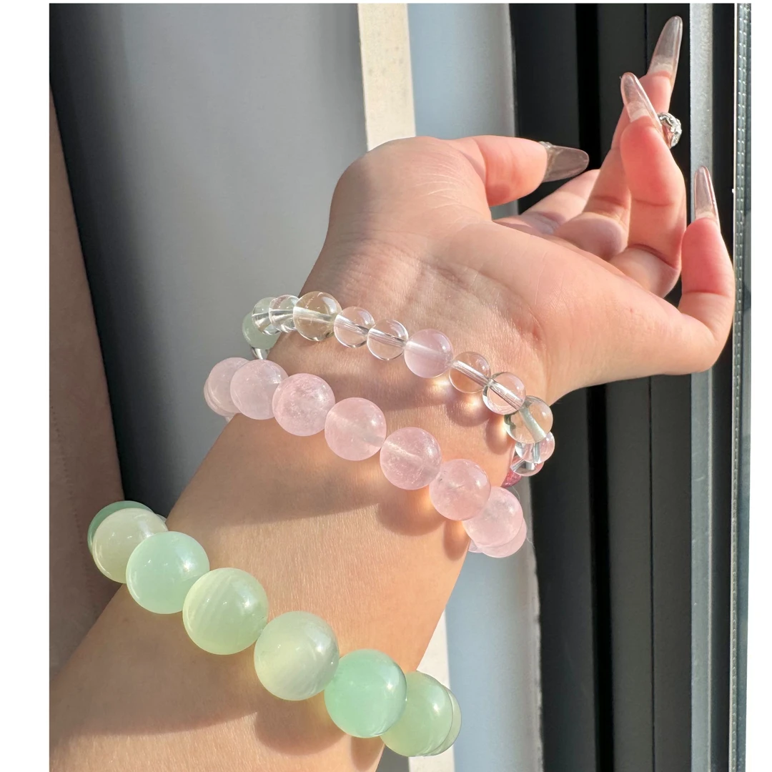 【灵玑珠宝】 天然水晶手串 保真保天然 高性价比 多样性发