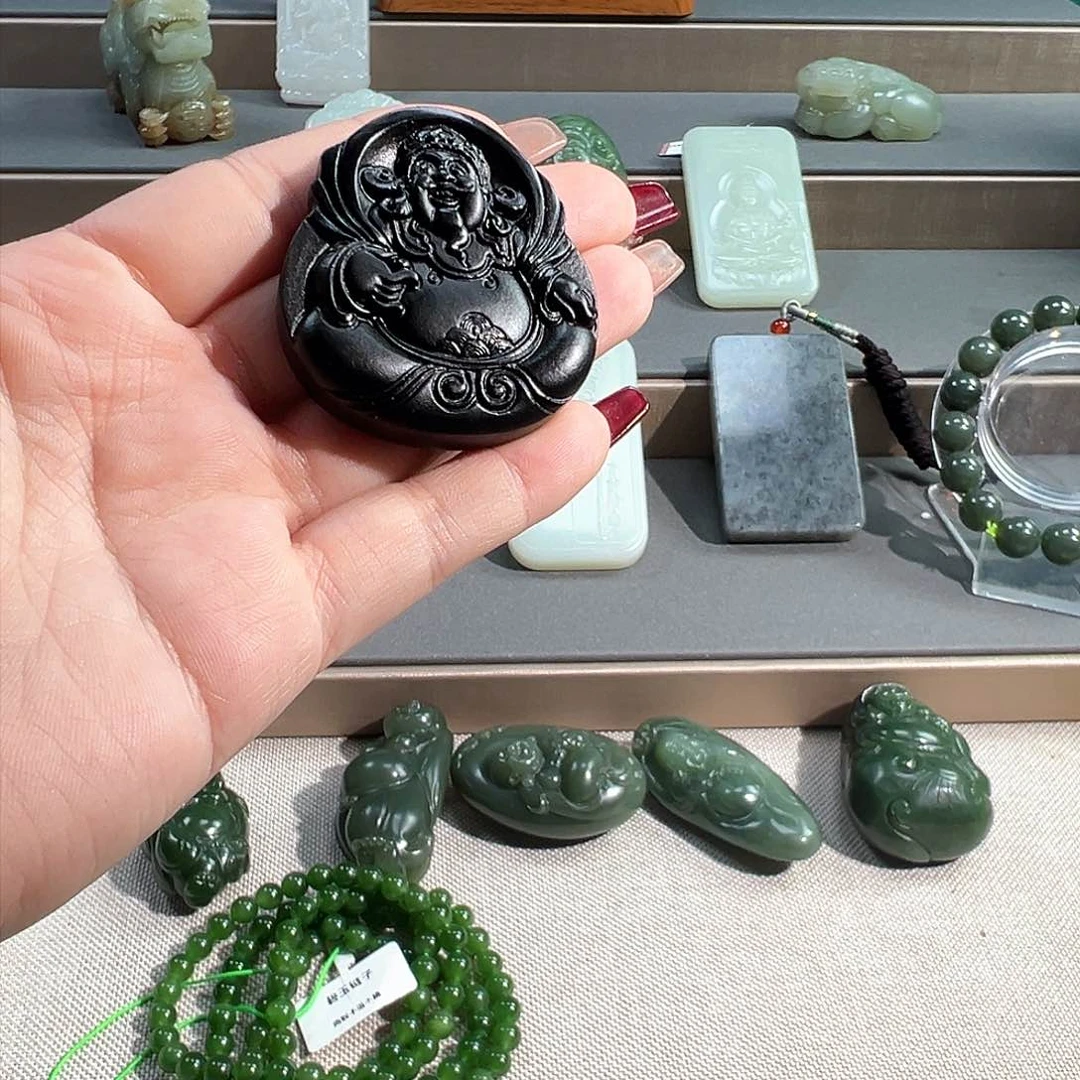 和田玉吊坠(不含链)未镶嵌