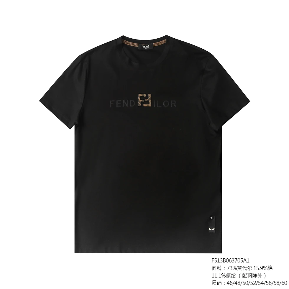 FENDILOR小怪兽25年春夏款男士T恤 F513B063705A