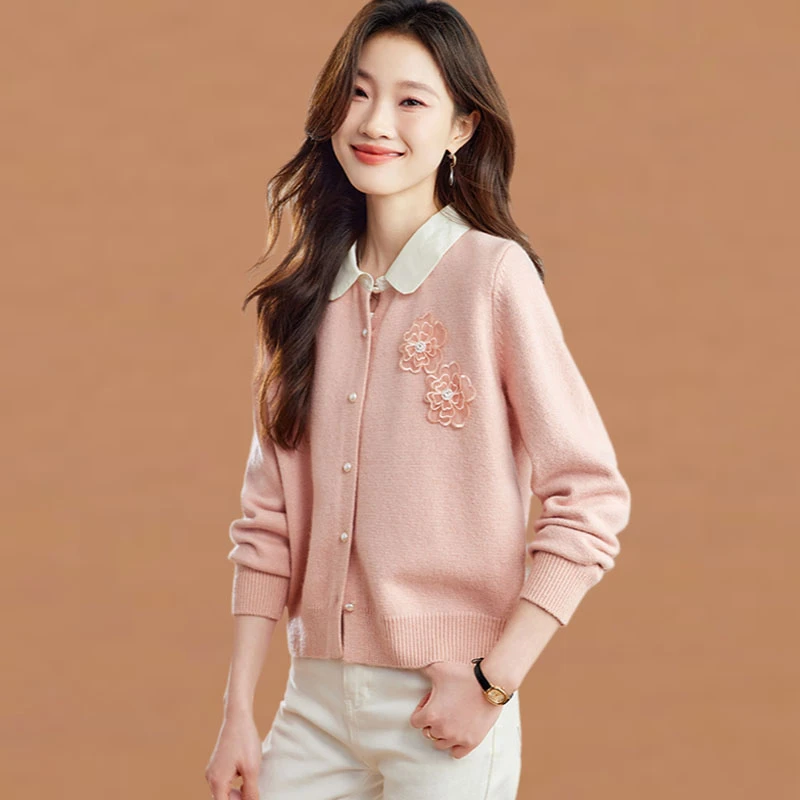 小香风毛衣外套女2025早春季新款韩系针织开衫名媛气质高级感上衣