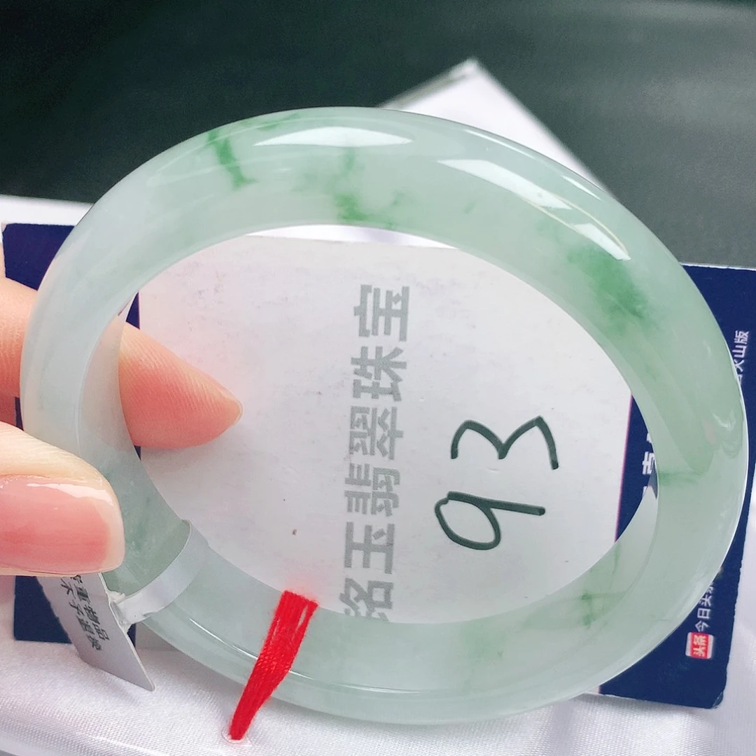 翡翠未镶嵌手镯缅甸天然a货翡翠手镯