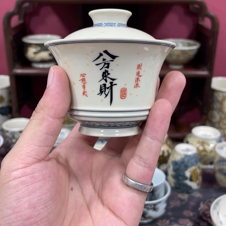 摆件景德镇立勤堂老陶下午场
