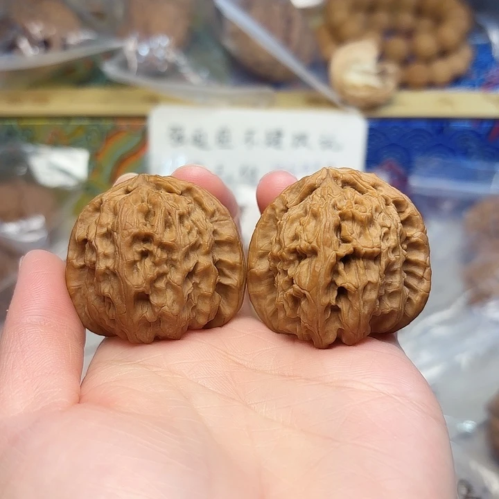 吊坠文玩核桃白狮子39