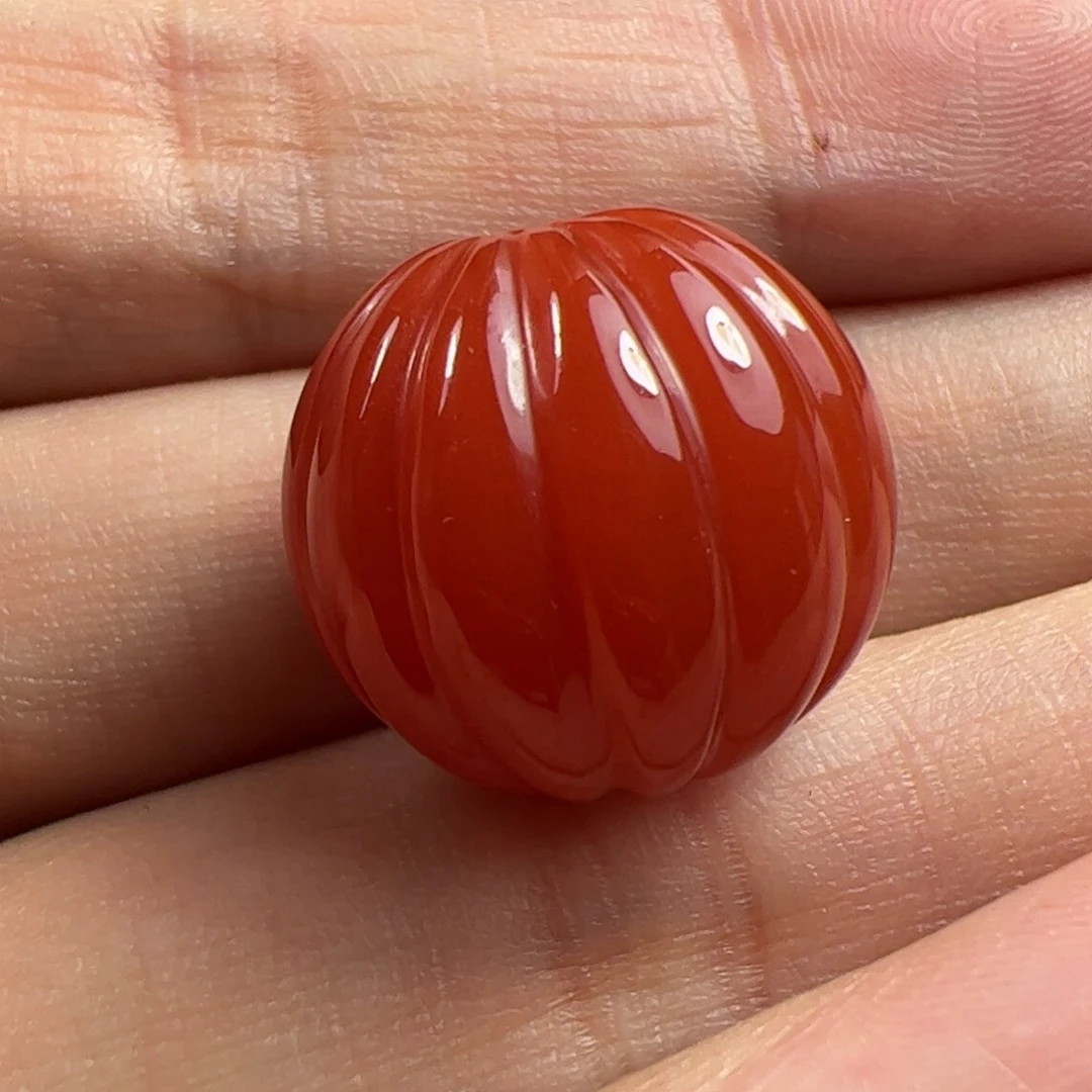 未镶嵌瓜珠南红玛瑙