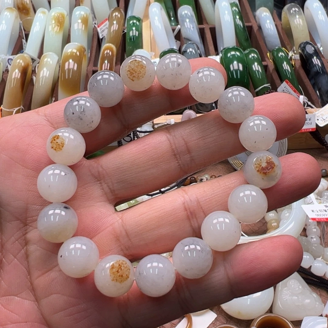 和田玉（糖玉）未镶嵌手链